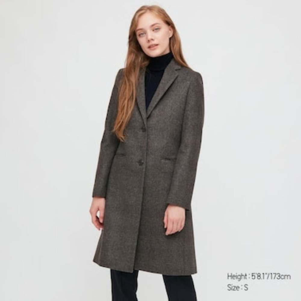 WOMEN CASHMERE BLEND CHESTER COAT